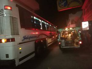 Asalto a bus en El Progreso deja un herido