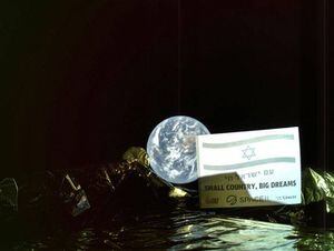 Espaçonave israelense envia ‘selfie’ com a Terra e o resultado é impressionante