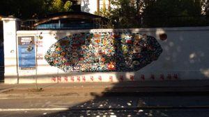 "Ojos para el pueblo": instalan mosaico en honor a Gustavo Gatica en su casa de estudios