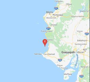 Ecuador: Sismo de 5.24 frente a las costas de Santa Elena
