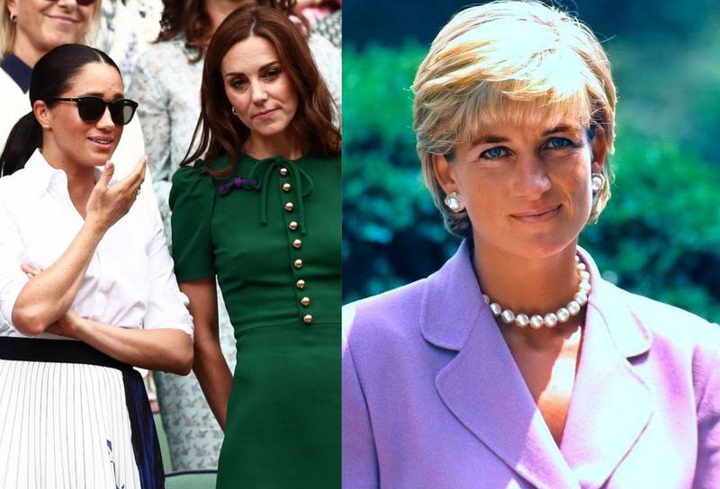 Los looks con los que Meghan Markle y Kate Middleton han homenajeado a Diana de Gales