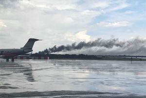 Cae avión de pasajeros en México a cinco minutos de despegar