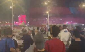 Batalla campal entre hinchas de Argentina y México en el Mundial de Qatar 2022