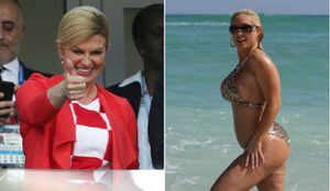 Mundial de Rusia: la verdad detrás de las famosas fotos virales de la presidenta de Croacia en bikini