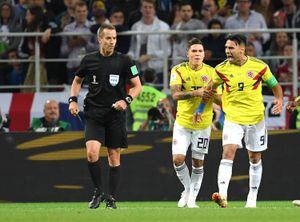 El grosero error del árbitro en el partido Colombia vs. Inglaterra