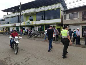 Bolívar: Cruce de balas en intento de asalto a cooperativa de ahorro y crédito en Caluma