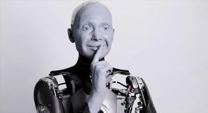 Ameca, el robot impulsado por inteligencia artificial, se ve por primera vez en un espejo y estas fueron sus reacciones