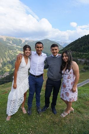 Jhonatan Narváez, ciclista ecuatoriano, se casó tras su participación en los Juegos Olímpicos