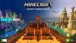 Minecraft com RTX será lançado no Windows 10 como beta nesta quinta-feira
