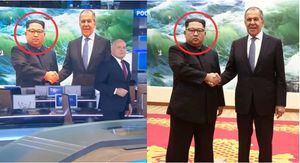 El terrible montaje de la TV rusa: Photoshopearon a Kim Jong-un para que apareciera sonriendo