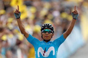 ¿Era sangre? La mancha de Nairo Quintana después de su victoria en el Tour de Francia