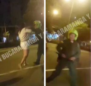Video: Patrullero habría golpeado mujer en una requisa