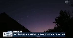 Vídeo: Show de luzes: satélites de banda larga são vistos a olho nu