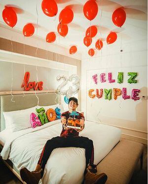 Christopher Vélez de CNCO celebró su cumpleaños 23 en Ecuador