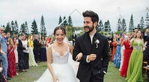 Camilo y Evaluna Montaner se casaron y así fue la romántica boda