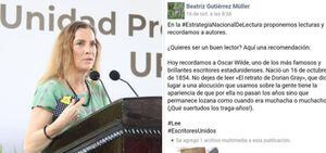 Beatriz Gutiérrez cambia de nacionalidad a Oscar Wilde