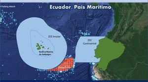 Galápagos: Canciller del Ecuador reaccionó a presencia de barcos con banderas chinas