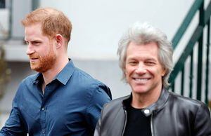 El príncipe Harry y Bon Jovi se encontraron para este proyecto