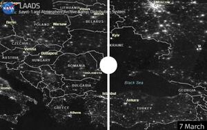 NASA muestra desde el espacio los devastadores efectos de la guerra en Ucrania