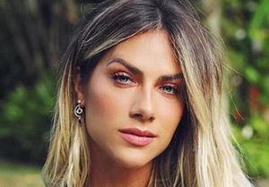 Giovanna Ewbank aparece com o cabelo verde durante transformação