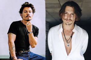 Johnny Depp reaparece con un look rockero que arrancó suspiros