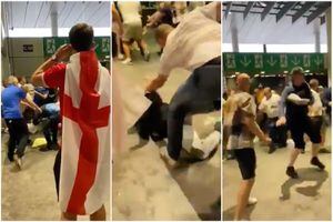 ¿Primer mundo?: hinchas ingleses provocaron un caos y golpearon a fanáticos italianos tras la final de la Eurocopa