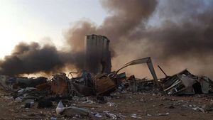 ¡Impactante! Momento de la fuerte explosión de almacén en Beirut