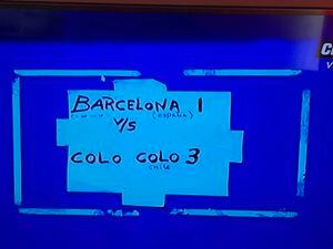 "Barcelona 1 vs Colo Colo 3": el provocador cartel del camarín del Cacique tras ganar el Superclásico