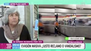 "Esto no es vandalismo": "Abuelita" encaró al "Bienvenidos" por criminalizar las evasiones en el Metro