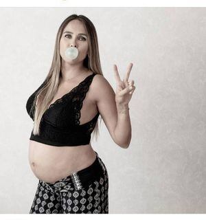Paloma Aliaga muestra avanzado embarazo en redes sociales