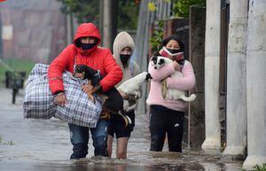Duro balance de Onemi por lluvias: 206 damnificados y 1.084 viviendas afectadas