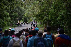 Hondureña: “Ha sido duro el recorrido, pero también bueno porque los guatemaltecos nos han ayudado”