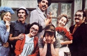 Cinco años de la muerte de Chespirito: Nieto de Don Ramón reveló foto inédita del elenco del Chavo del 8