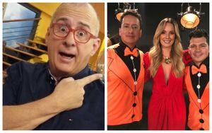 Críticas a Claudia Bahamón por lucir un vestido rojo en homenaje a Jota Mario en RCN