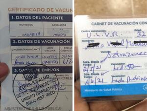 ¿Cuál es el certificado de vacunación correcto?