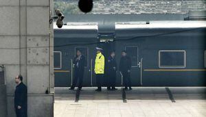 La historia del misterioso tren verde que desata los rumores de que Kim está en Beijing
