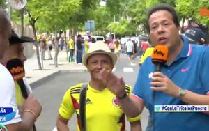 ‘El desplante’ que le hicieron a El Cantante del Gol en medio de la transmisión de Colombia contra Chile