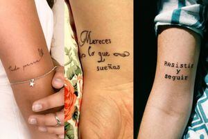 Tatuajes con frases para mujeres que necesitan superar relaciones tóxicas y sanar su corazón