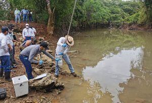 Marn verifica posible contaminación en el río Sepur, en Alta Verapaz