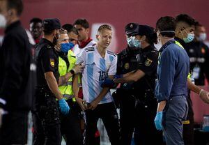 La Liga tomará acciones legales contra el espontáneo del Mallorca-Barcelona