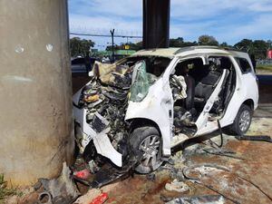 Motorista morre após bater em pilastra na região do aeroporto de Guarulhos