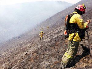 Se desmiente alerta de evacuación de Pomasqui por incendio en cerro Casitagua