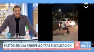 El ataque de risa de Julio César Rodríguez tras video de presunto pastor que fingió ser atropellado