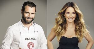 Claudia le lanzó gracioso y picante piropo a Rafael Novoa en 'MasterChef Celebrity'