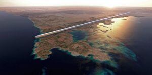 Arabia Saudí y su megaciudad futurista: The Line, con 170 kilómetros de lujo y tecnología