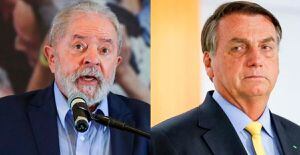 XP/Ipespe: No 1º turno, Lula tem 40% das intenções de voto ante 24% de Bolsonaro