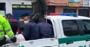 Siete personas en alto estado de alicoramiento agarraron a golpes a Policías