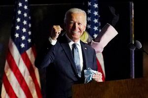 La emotiva fotografía con que la nieta de Joe Biden celebró el triunfo de su abuelo