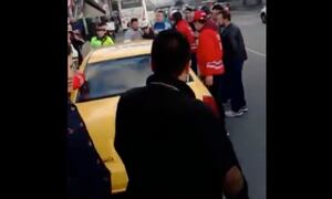Amenazas, actos de vandalismo en el SITP y agresiones a conductores en el paro de taxistas en Bogotá