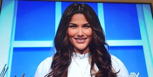 Vestida de blanco regresó Alejandra Jaramillo a la Tv